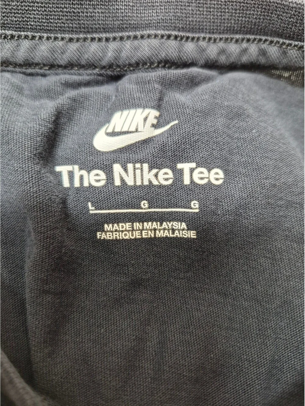 Youth Nike Air The Nike Tee Black Graphic Astronaut T-Shirt Large Cotton B442